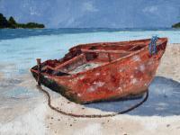 Rustbucket Bay - Oil On Canvas Paintings - By Tom Schek, Impressionist Painting Artist