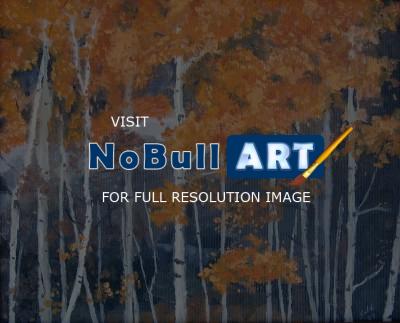 Landscapes - Rocky Mountain Autumn - Oil On Canvas