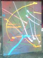 Intermissable - Acrylic On Canvas Paintings - By Wayne Suntersmith, Abstract Painting Artist