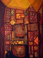 Islamic Symbols - Acrylic Paintings - By Ahmad Elias, Abstract Painting Artist
