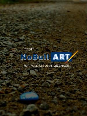Absract - Blue Stone Gravel Road - Digital