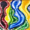 Belly Button - Oil On Canvas Paintings - By Gabriel Cioroiu, Abstract Painting Artist