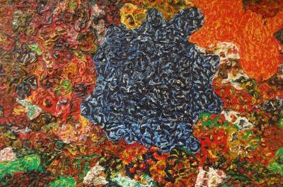 2012 - Composition Of Paint - Oil On Canvas