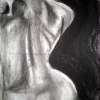 Feminine Vulnerability - Charcoal Drawings - By Margarita Fields, Black And White Drawing Artist