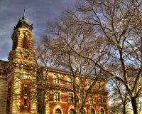 Ellis Island Building - Digital Photography - By Jay Anderson, Hdr Photography Artist