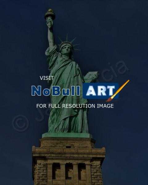 Hdr Art - Statue Of Liberty - Digital