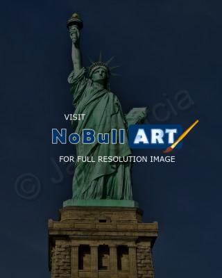Hdr Art - Statue Of Liberty - Digital
