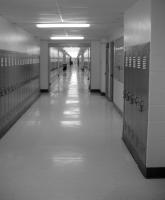 Hallway - Digital Camera Photography - By Nicole Larson, Black And White Photography Artist