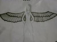 Angel - Pencil And Paper Drawings - By Nicole Larson, Drawings Drawing Artist