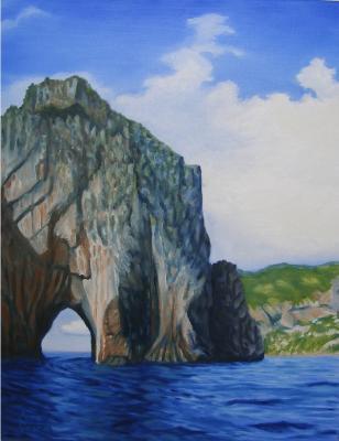 Italy - The Faraglioni Capri Itlay - Oil