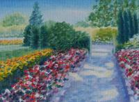 Miniatures - Point Defiance Park Walkway - Oil