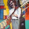 Carlos Santana - 48 X 60 - Acrylic Paintings - By Chuck Jensen, Acrylic On Canvas Painting Artist