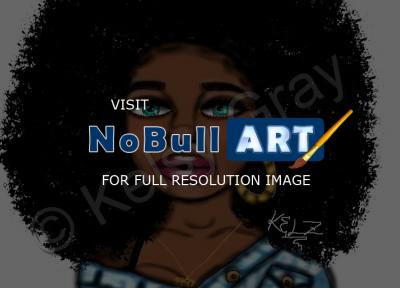Digital Art - Afro Girl - Gimp