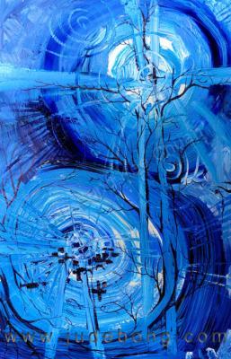 Spiritual Forest - Spiritual Forest 3 - Acrylic Ink On Paper