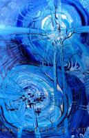 Spiritual Forest 3 - Acrylic Ink On Paper Mixed Media - By Jude Bong Kee Chuan, Abstract Expressionist Mixed Media Artist