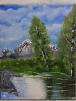 Oil Painting - Oil Painting Of Nature - Oil On Canvas