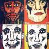 Four Faces Of Man - Acrylics Paintings - By Cj Johnson-H, Abstract Painting Artist