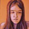 Sonya Novakovic - Oil Pastel Drawings - By Michael T, Expressionism Drawing Artist