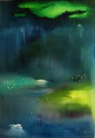 Lost Islands - Oil On Canvas Paintings - By David Hatton, Abstract Painting Artist