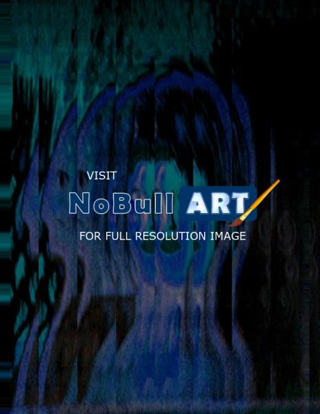 Digital Art - Blue Land - Digital Art
