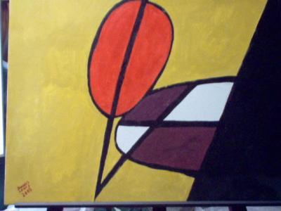 Paintings - Composition 2 - Acyrlic