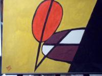 Paintings - Composition 2 - Acyrlic