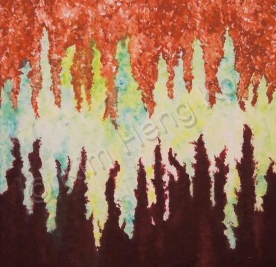 Life Of Abstracts - Burning - Acrylics