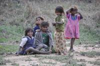 Jungle Children In Kanha - Digital Photography - By Buro Lsk, Portraits Photography Artist