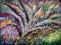 Abstract Paintings - Awakening_Of_Nature - Oil On Canvas