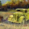 49 Winthrop Truck - Oil On Board Paintings - By D Matzen, Representational Painting Artist
