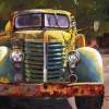 Diamond T Tanker II - Oil On Board Paintings - By D Matzen, Representational Painting Artist