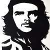 Che - Acyrlic On Canvas Paintings - By John Paul, Modern Pop Abstractblack And W Painting Artist