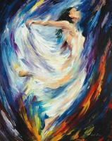 Angel Of Love  Oil Painting On Canvas - Oil Paintings - By Leonid Afremov, Fine Art Painting Artist
