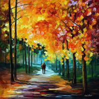 Autumn Colors  Oil Painting On Canvas - Oil Paintings - By Leonid Afremov, Fine Art Painting Artist