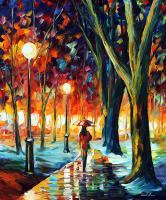 Lonely Girl  Oil Painting On Canvas - Oil Paintings - By Leonid Afremov, Fine Art Painting Artist