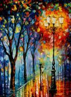 The Fog Of Dreams  Oil Painting On Canvas - Oil Paintings - By Leonid Afremov, Fine Art Painting Artist