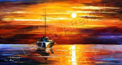 Classic Seascape - Sea Shadows  Oil Painting On Canvas - Oil