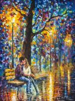 Happiness  Oil Painting On Canvas - Oil Paintings - By Leonid Afremov, Fine Art Painting Artist