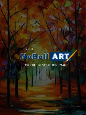 Landscapes - Forest Perspective  Oil Painting On Canvas - Oil