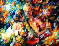 Sweet Tango Of Love  Oil Painting On Canvas - Oil Paintings - By Leonid Afremov, Fine Art Painting Artist
