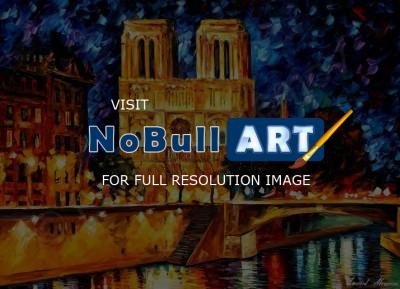 Classic Cityscapes - Notre Dame De Paris 36X48 90Cm X 120Cm  Oil Painting On - Oil