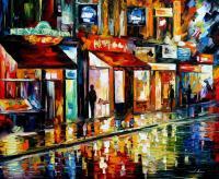 Classic Cityscapes - Old Pub  Oil Painting On Canvas - Oil