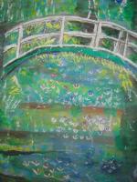Claude Monet By Kaser - Water Color Paintings - By Kaser Albeloochi, Impressionist Painting Artist