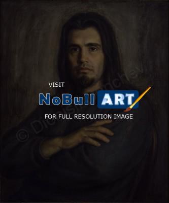 Portraits - Portrait Of A Man - Oil On Canvas