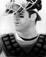 Joe Mauer - Pencil Drawings - By Kevan Tollefson, Freehand Drawing Artist