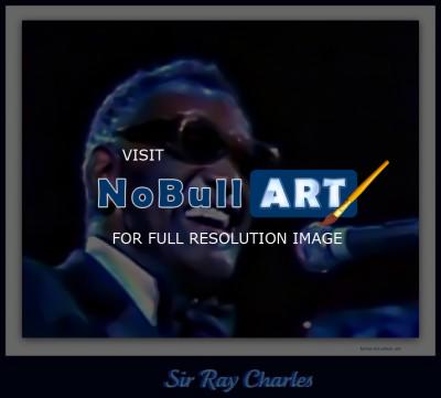 Digital Painting - Sir Ray Charles - Digital Painting