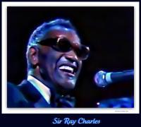 Sir Ray Charles - Digital Painting Digital - By Kevan Tollefson, Digital Digital Artist