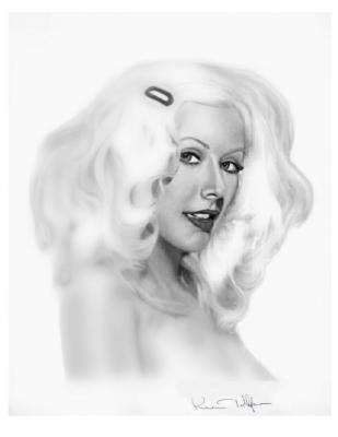 Pencil Portraits - Christina Aguilera - Pencil