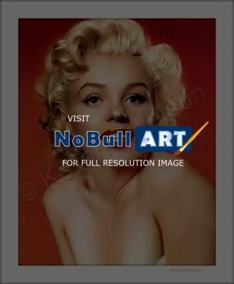 Digital Painting - Marilyn Monroe 5 - Digital Painting