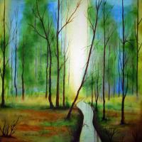 2010 Art Work - Nature - Oil Painting